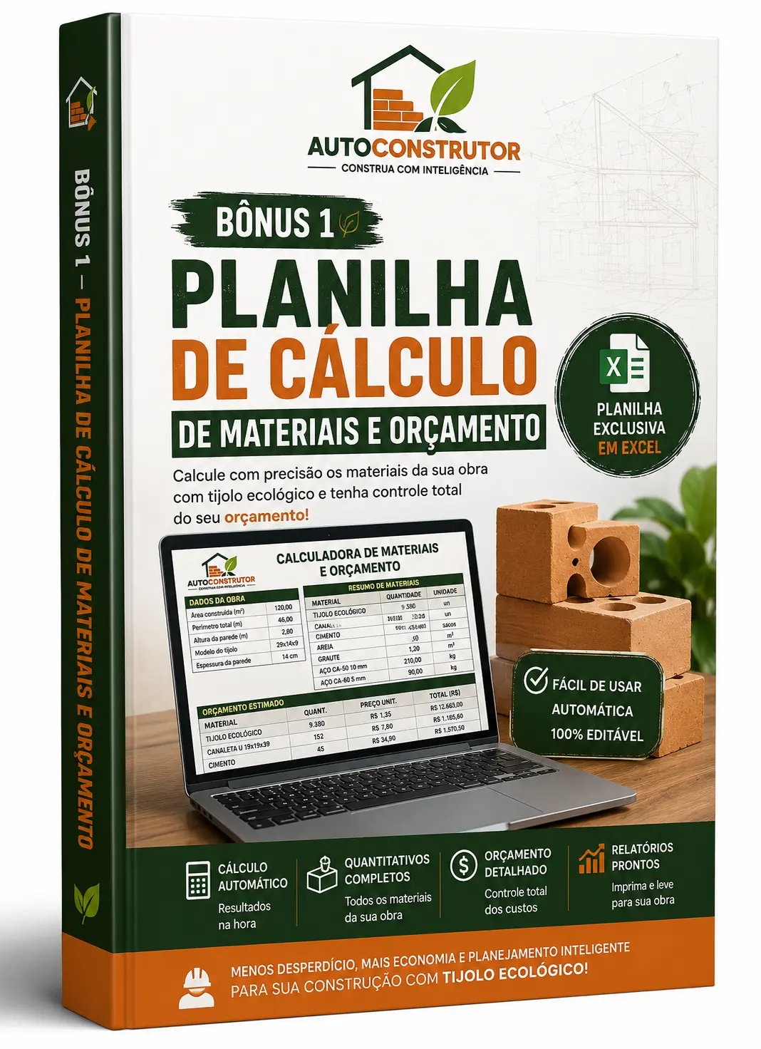 Bônus 1 — Planilha de Cálculo de Materiais e Orçamento